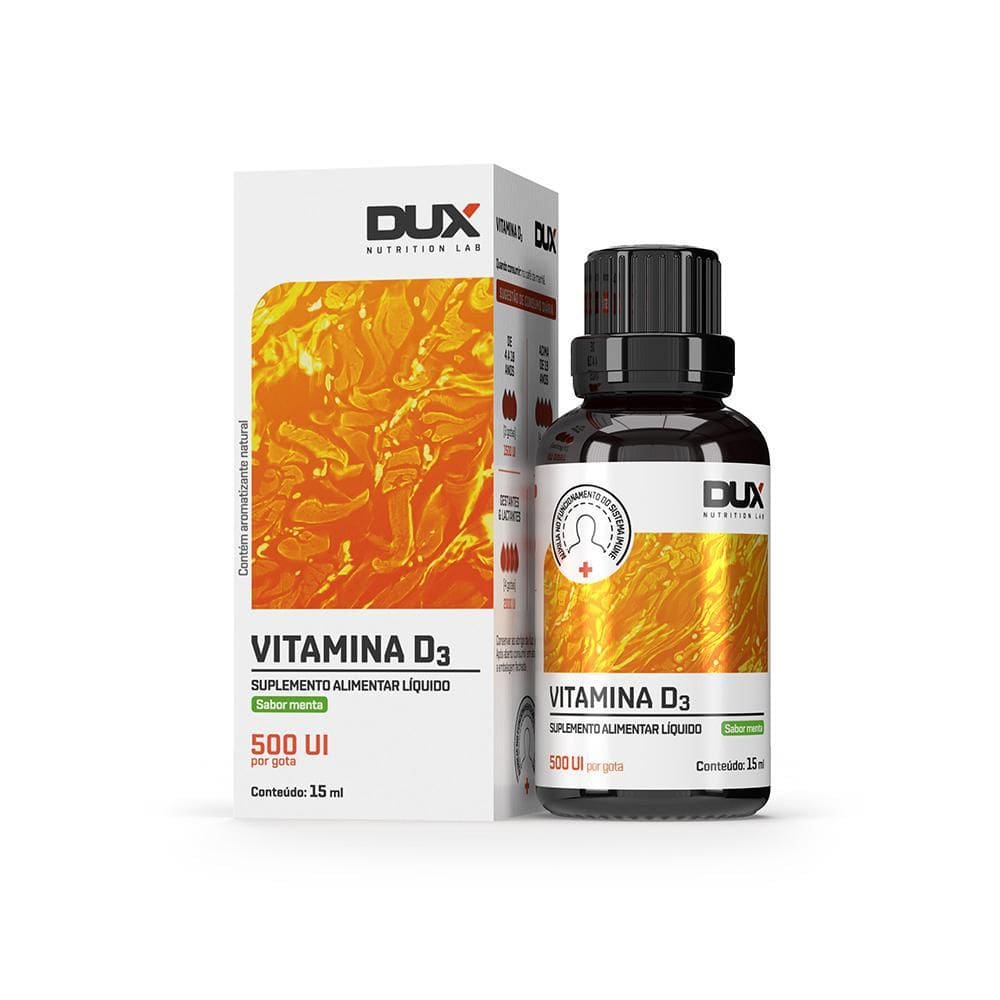 Vitamina d3 líquida sabor menta - 15 ml