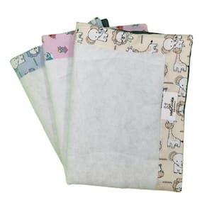 Kit tapete higiênico lavável m 70x70 cm, 03 unidades