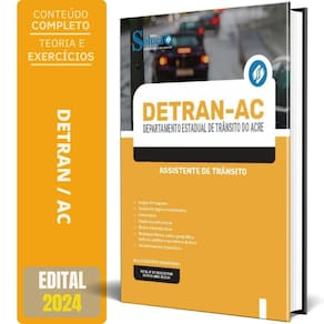 Apostila Detran Ac 2024 - Assistente De Trânsito