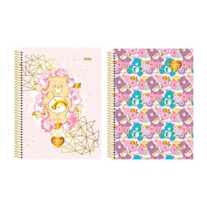 Caderno espiral ursinhos carinhosos 80f 1 materia pequeno