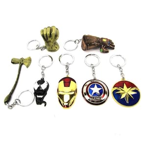 Chaveiro marvel vingadores dmw - kit com 7 modelos