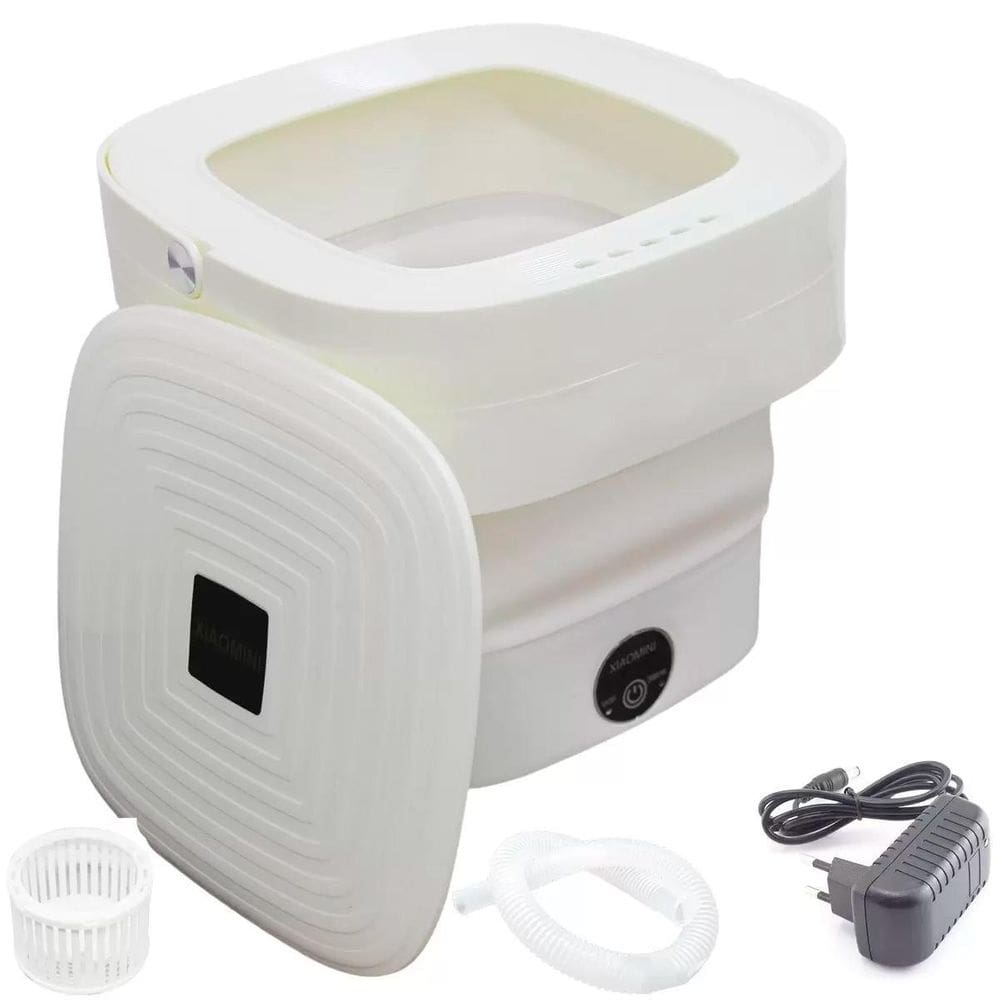 Lavadora mini portátil 6,5l solução compacta lavagem rápida