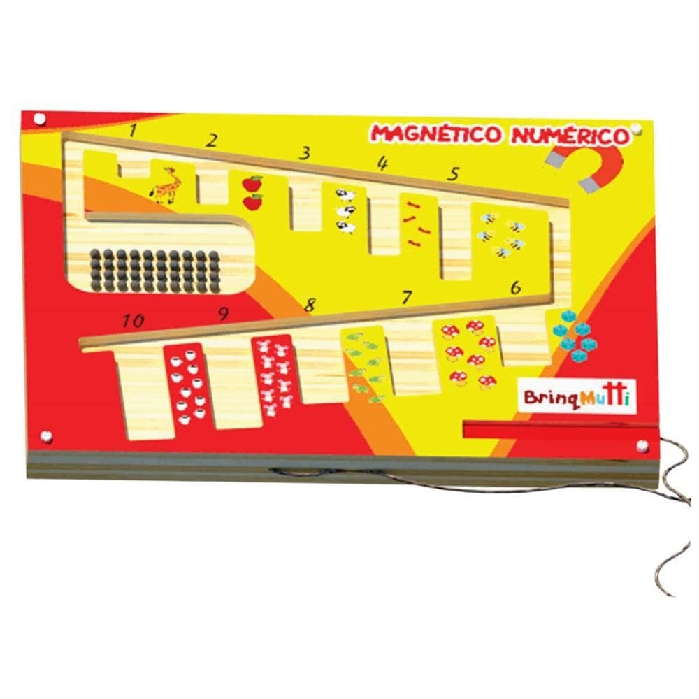 Magnético numérico brinquedo educativo e pedagógico