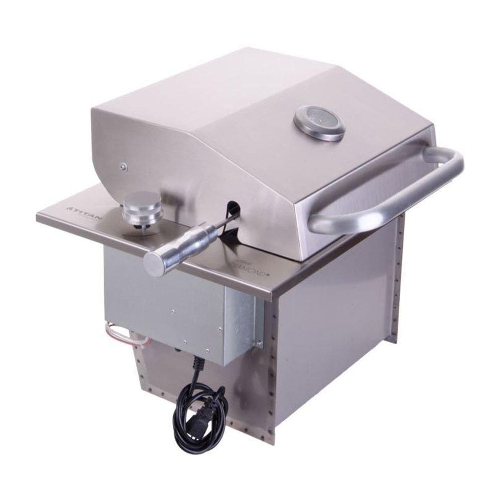 Assador Grill de Embutir a Gás com Tampa Little Titan