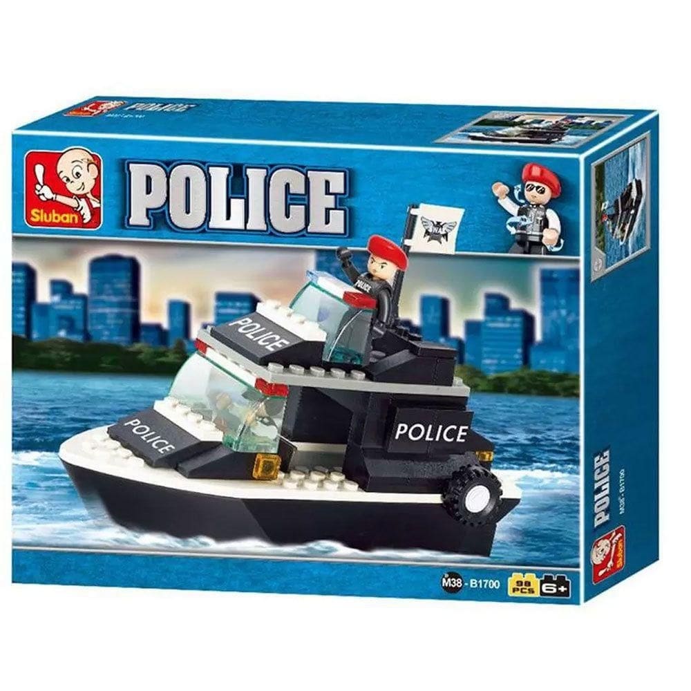 Blocos montar polícia guarda costeira 98 un multikids br833
