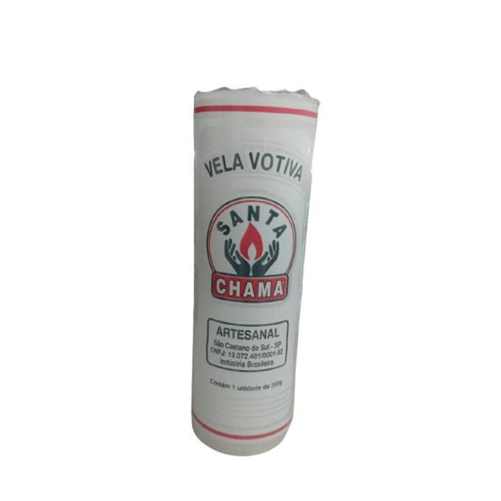 Vela 7 dias 260g  santa chama kit com 5