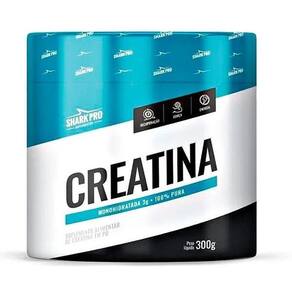 Creatina monohidratada 100% pura 300g shark pro