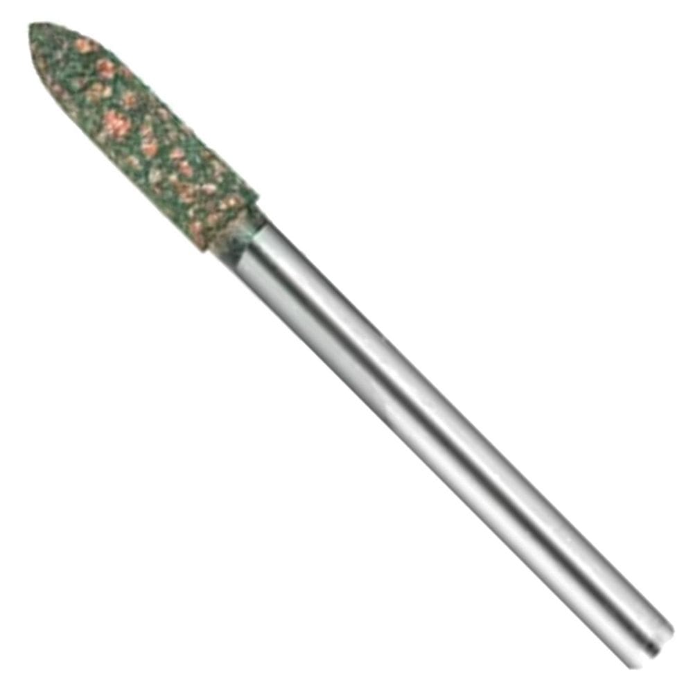 Ponta Montada 4Mm Cônica Borracha Gergelim Para Retifica 3Mm