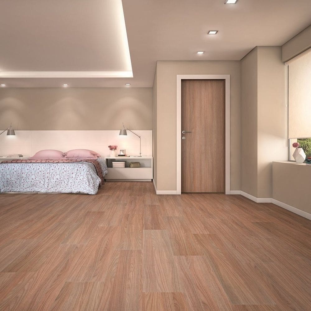 Piso Laminado 21,7cm X 7mm X 1,35m Prime Click Eucafloor - caixa com 2,36 Unidade - Italia Noce