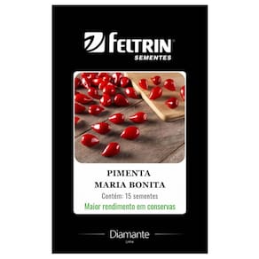Sementes de Pimenta Maria Bonita (15 sementes) FELTRIN