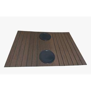 Esteira Flexível - Porta Copos Braço Sofá - 4Mm - Cor Café