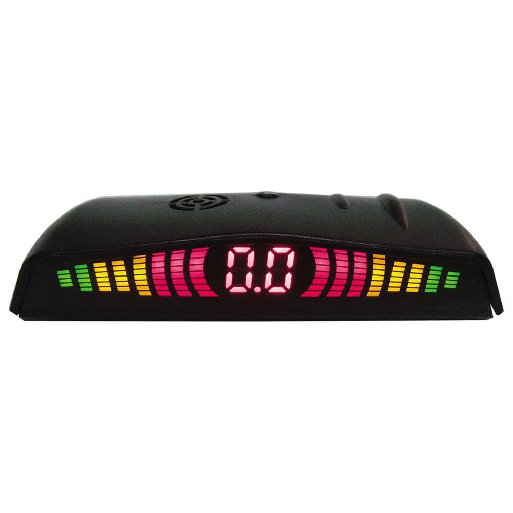 Sensor De Estacionamento Orbe 4 Pontos Dianteiro Preto Com Display