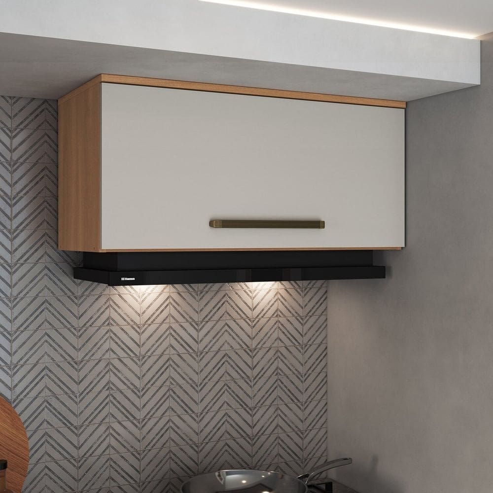 Armário Aéreo 80cm 1 Porta Basculante Isabelle Freijo/Arenas