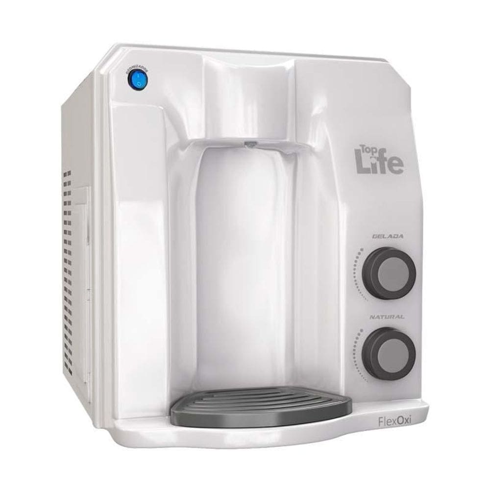 Purificador de água com ozônio branco 110v flexoxi top life