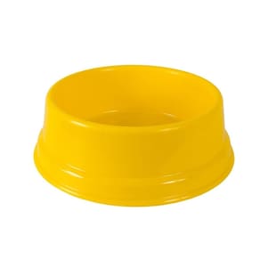Comedouro Ou Bebedouro Cães Amarelo 1200Ml Pet Au Jel Plast