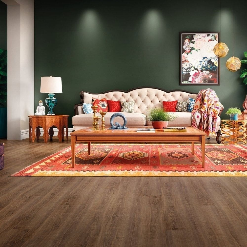 Piso Laminado 29,2cm X 7mm X 1,35m New Evidence Click Eucafloor - caixa com 2,77 Unidade - Classic Oak