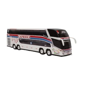 Ônibus em miniatura viação caprioli 2 andares