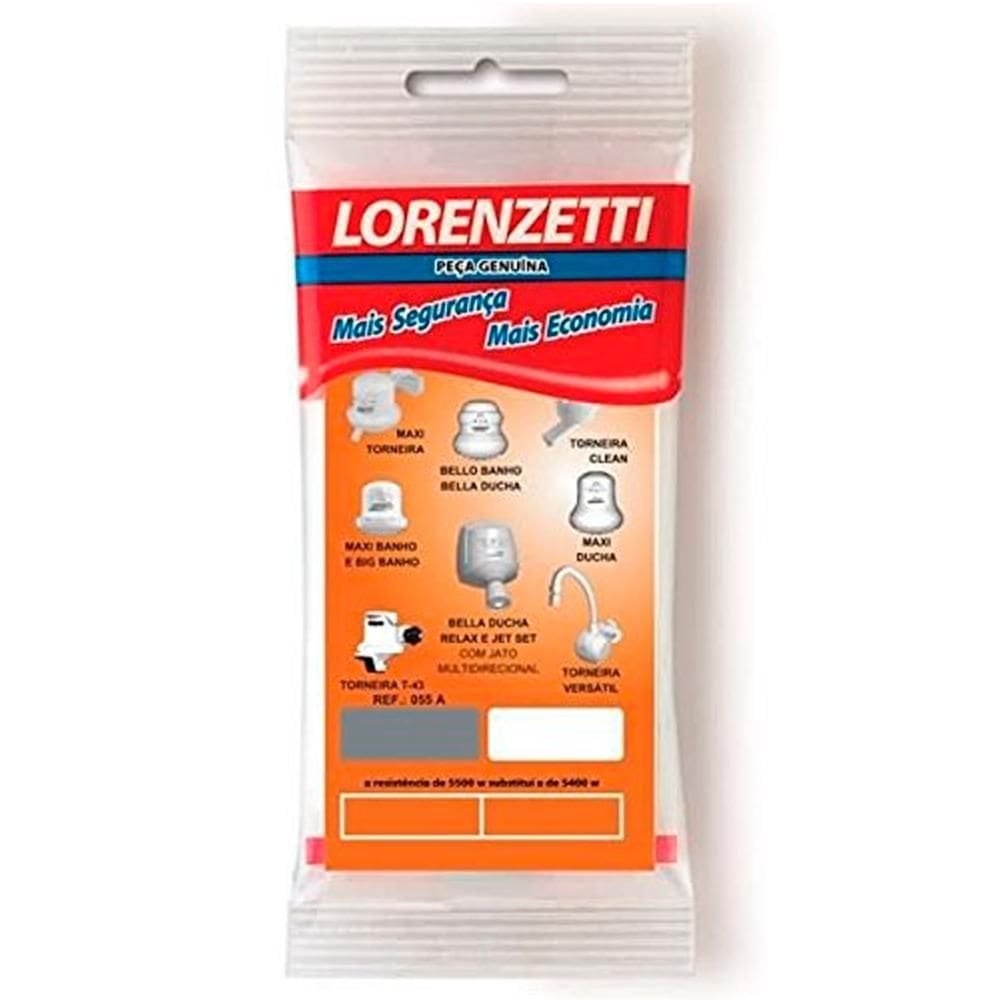 Resistência chuveiro 220v max ducha 55b 4600w lorenzitti