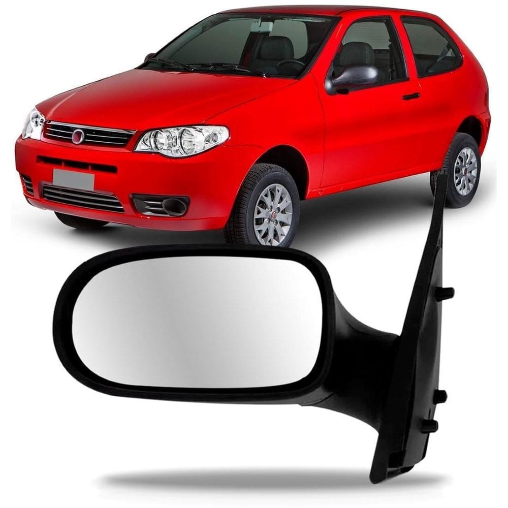 Retrovisor palio 2 portas 2008 2009 2010 2011 sem controle
