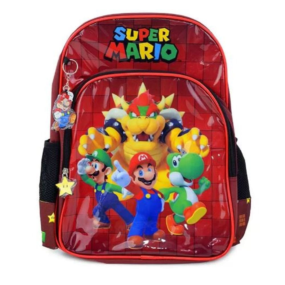 Mochila Costas Super Mario - Vinho