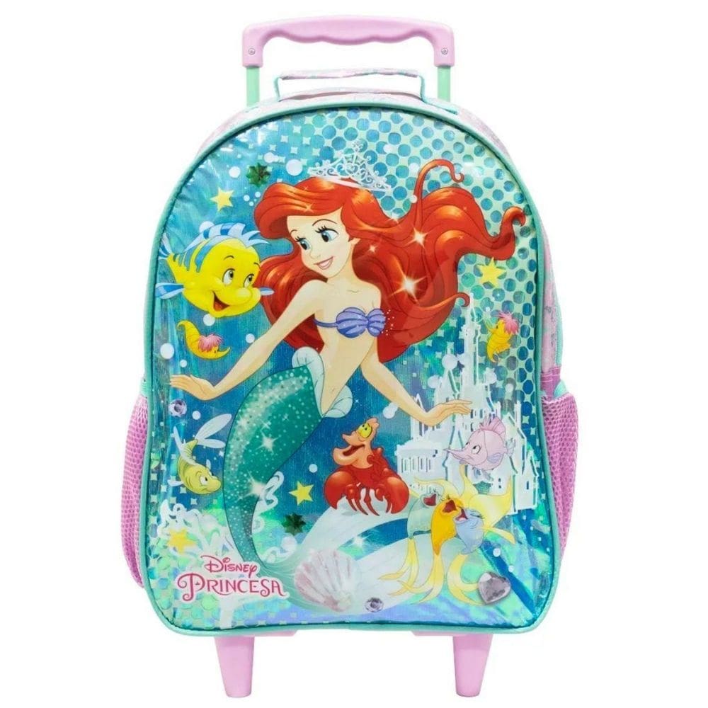 Mochila escolar ariel com rodas
