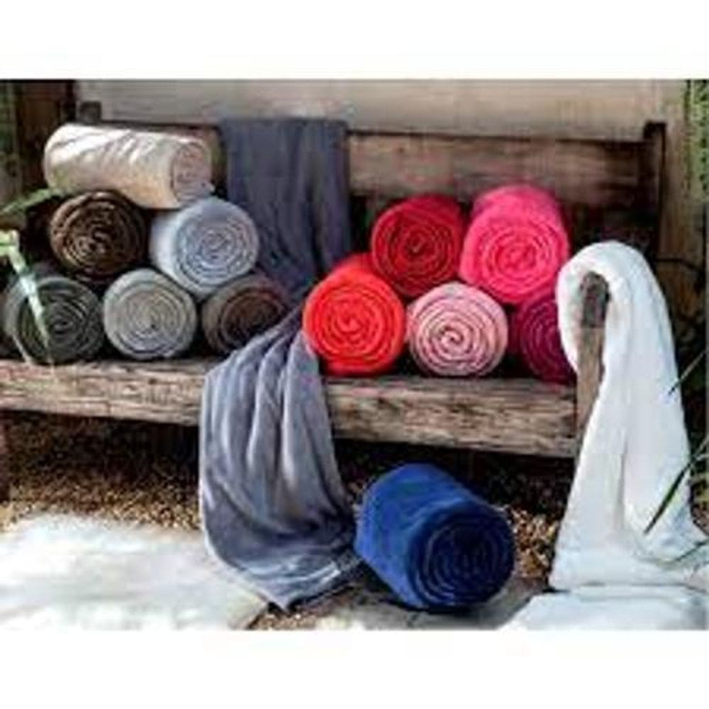 04 cobertor manta casal lisas revenda fleece