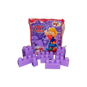 Blocos de construção Mega Blocks Fab Chilena 50 peças - roxos