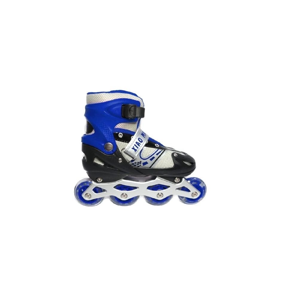 Patins em linha s azuis para meninos e meninas, tamanho M