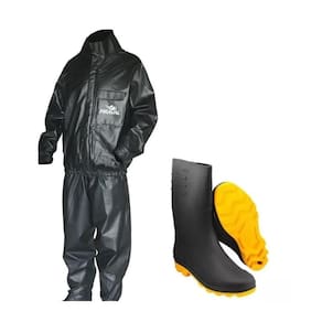 Capa de chuva piracapas motoqueiro p bota solado amarelo 39