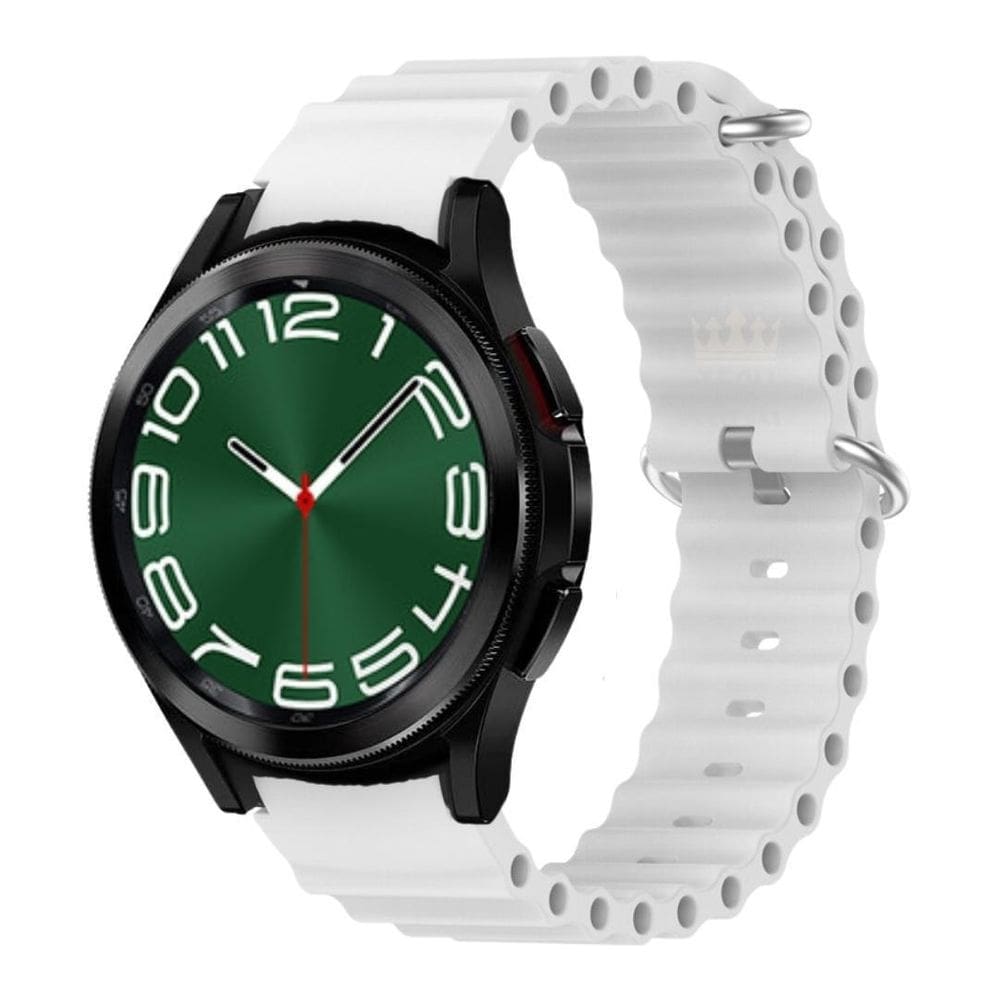 Pulseira De Silicone Ondulada Macia Para Watch6 Classic 47Mm