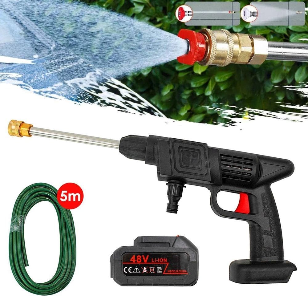 Lavadora portátil alta pressão 48v sem fio maleta bivolt