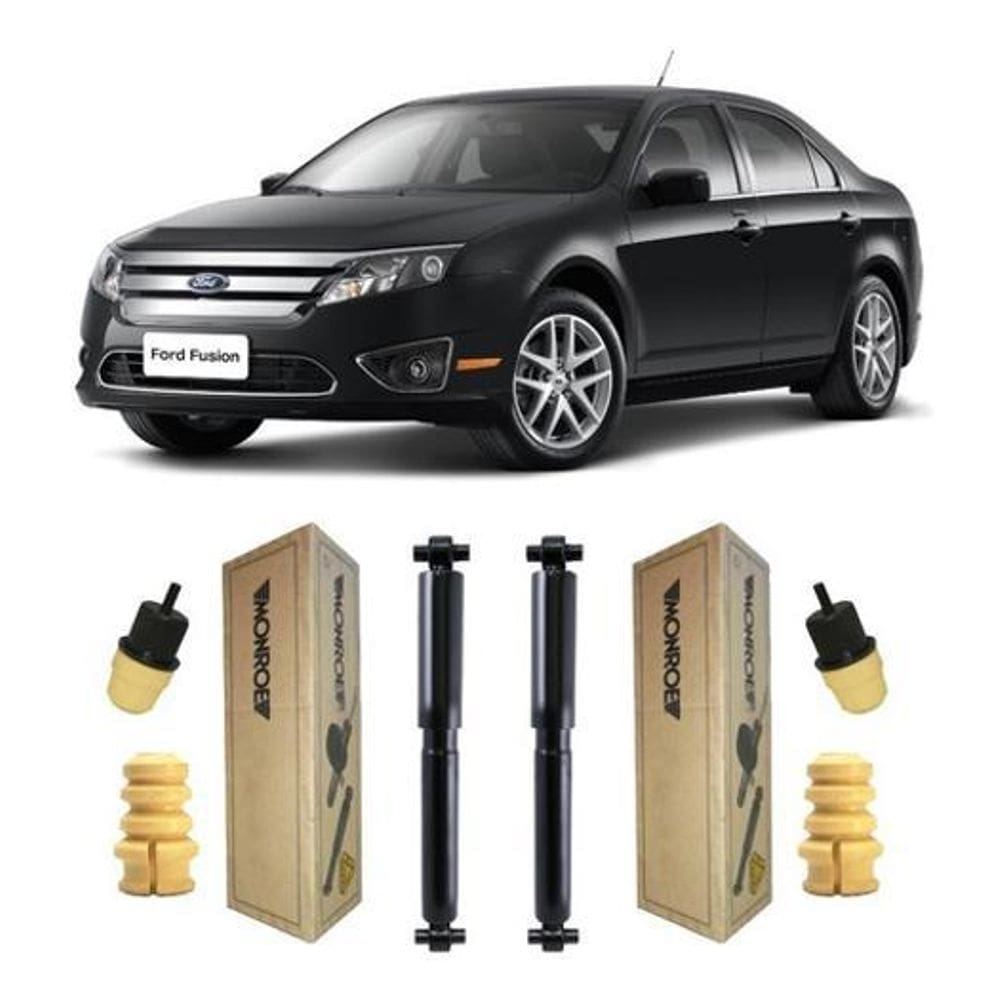 Par amortecedor + kit traseiro ford fusion 2006 2007 2008 09