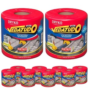 Fita Asfáltica Vedatudo 15 cm x 10 m 10 Unidades DRYKO