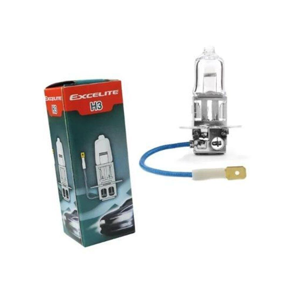 Lâmpada halógena automotiva excelite h3 55w 12v lem
