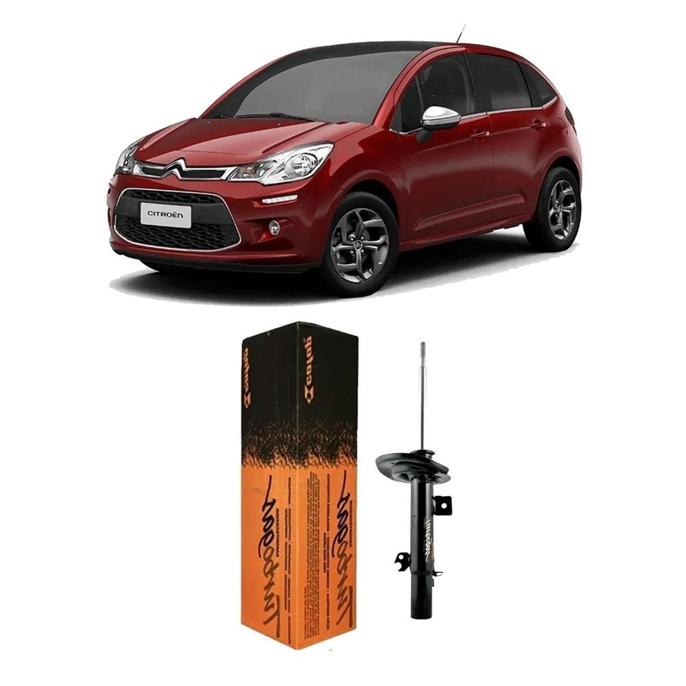 1 amortecedor lado passageiro dianteiro c3 2013 14 15 manual