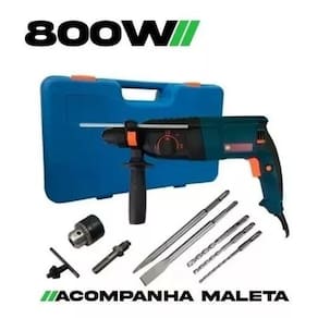 Furadeira industrial alto impacto 220v c/ maleta - sa tools