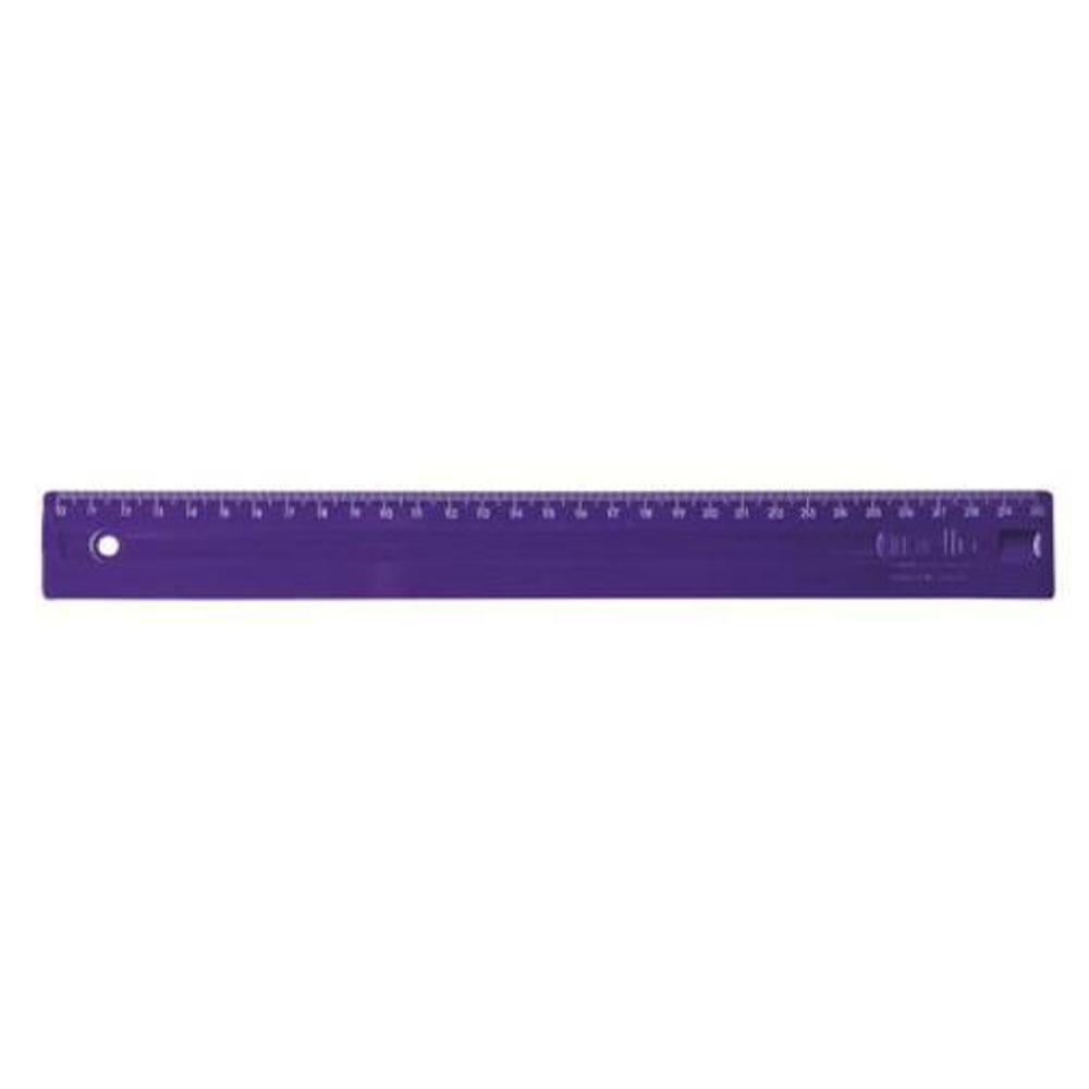Régua Plástica 30Cm Roxa 3112.R Dello