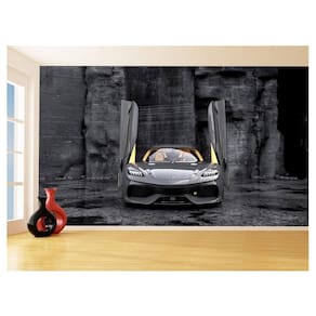Papel De Parede Carro Koenigsegg Gemera Cinza 3,5M Car168