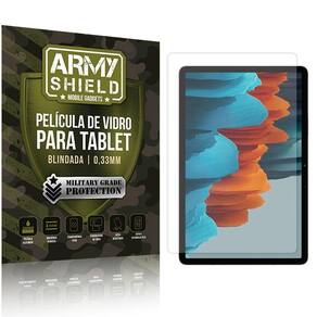 Película de vidro galaxy tab s7 plus 12.4` t970 - armyshield