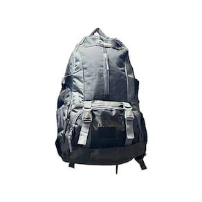 Mochila de viagem de aventura 55L com fecho frontal de nylon