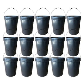Balde 20L Para Com Tampano Rj - 15 Pçs
