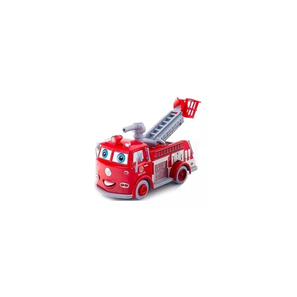 Caminhão de bombeiros de brinquedo com luzes e mods de coleção de sirenes