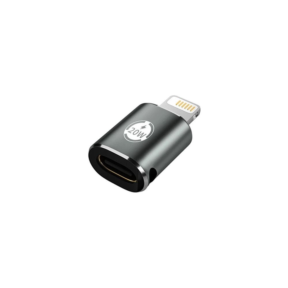 Adaptador tipo C para Lightning para USB-C 20W para
