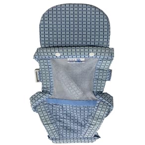 Bolsa Canguru Para Boneca Bebê Reborn Acessório Azul Menina