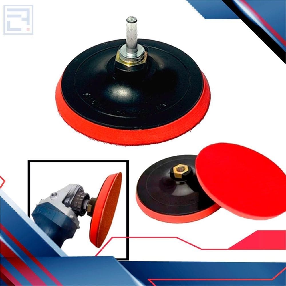 Suporte para disco lixa aderente 125mm furadeira lixadeira