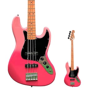 Baixo 4 Cordas Jazz Bass SX SBM1 PT Pink Twilight com Bag