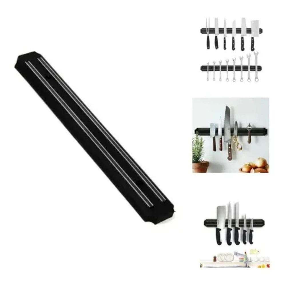 Barra magnética imã suporte facas ferramentas cozinha 50cm
