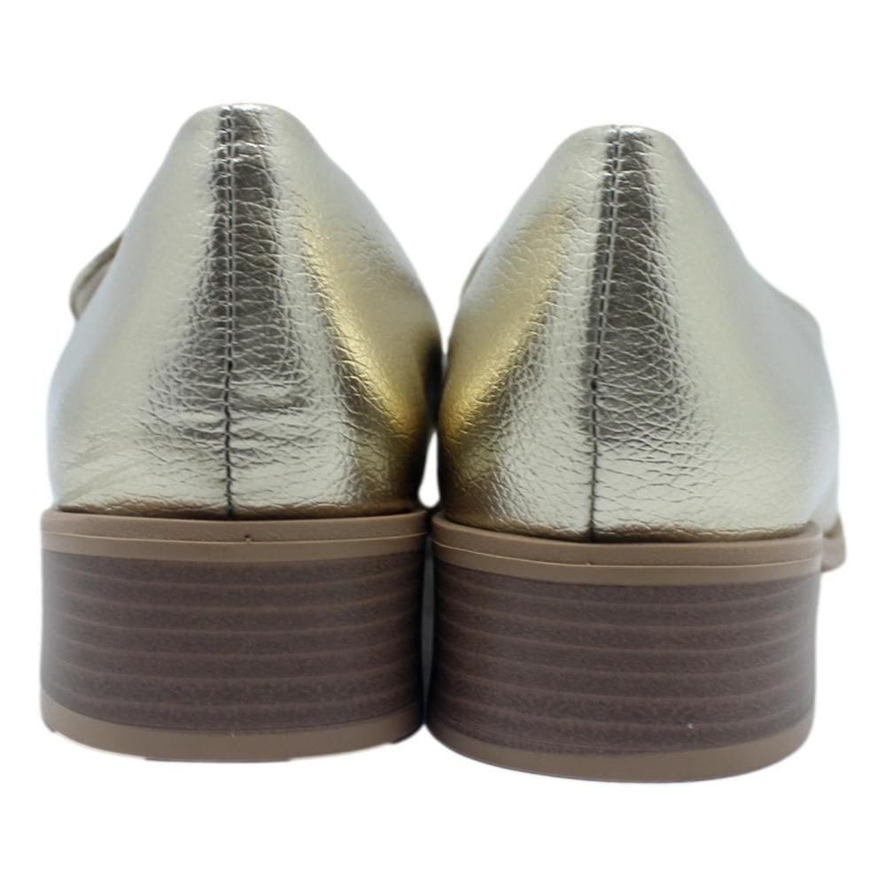 Mocassim Feminino Dourado Ramarim