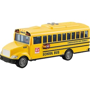 Ônibus Escolar Americano Fricção Luz e Som - Shiny Toys