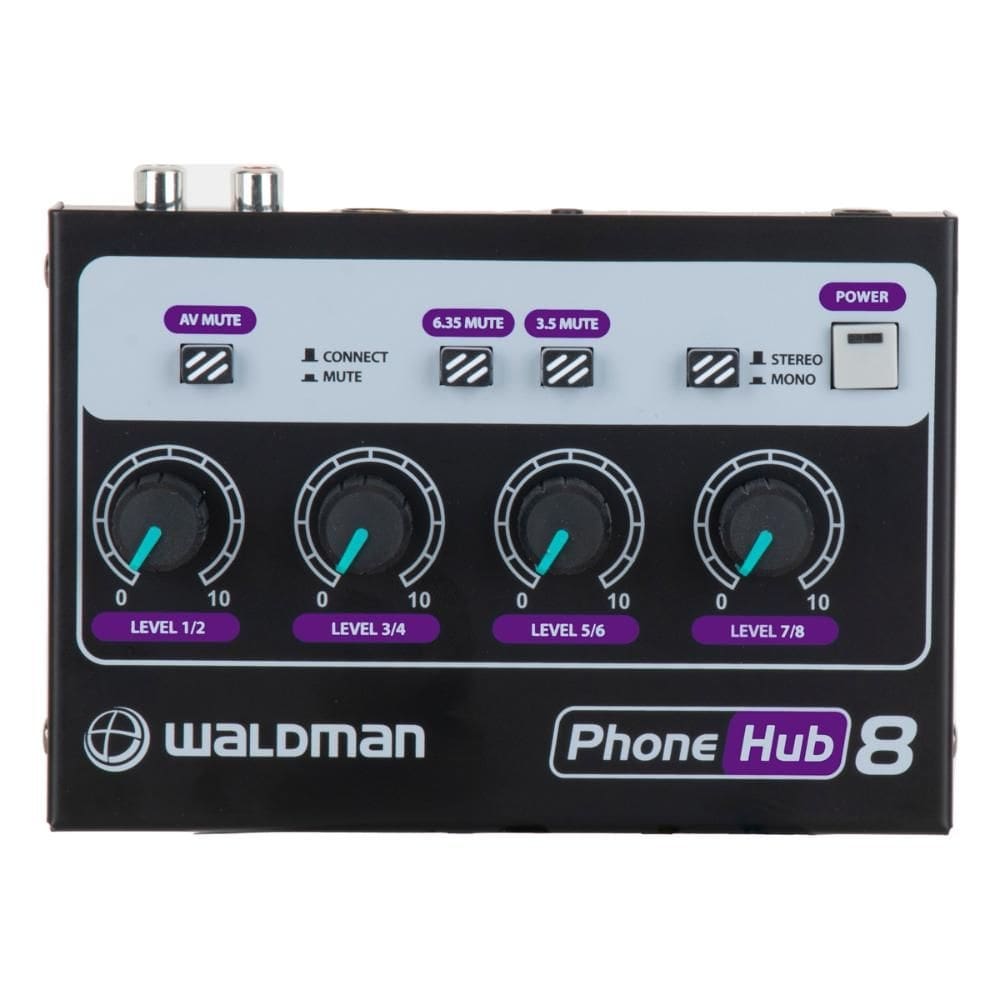 Amplificador de Fone 8 Canais PH-8 PhoneHub8 - Waldman